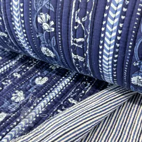 Bavlnená látka QUILT Gange bleu