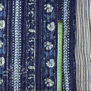 Bavlnená látka QUILT Gange bleu
