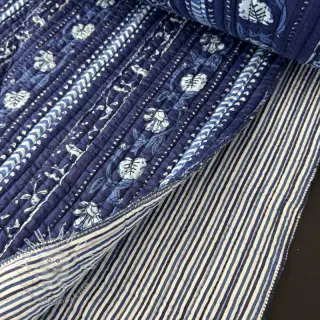 Bavlnená látka QUILT Gange bleu