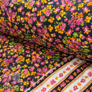 Bavlnená látka VOILE STEPPED Ophelia flower digital print