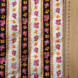 Bavlnená látka VOILE STEPPED Ophelia flower digital print