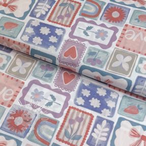 Bavlnená látka Patchwork digital print