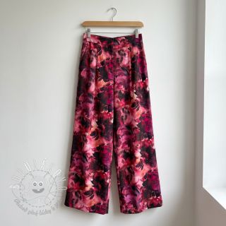 Bavlnená látka SATIN Zurie flower digital print