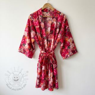 Bavlnená látka VOILE Tanja flowers digital print