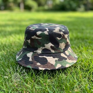 Bavlnená látka Camouflage green digital print