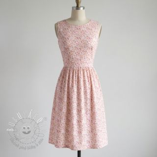 Bavlnená látka Fine flowers pink