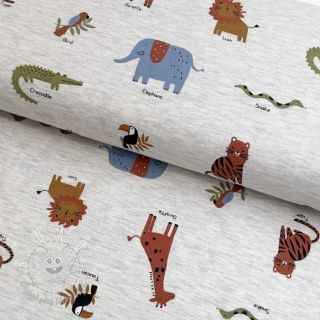 Úplet Safari melange light grey