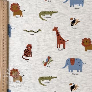 Úplet Safari melange light grey