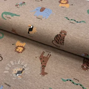 Úplet Safari melange taupe