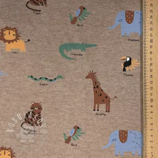 Úplet Safari melange taupe