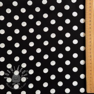 Viskóza RADIANCE Polka dot black