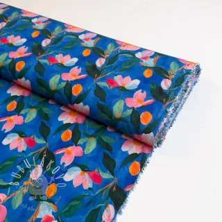 Viskóza STRETCH Flowers Dorothia digital print