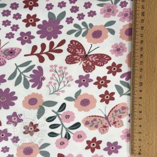 Teplákovina Flowers Azriel offwhite