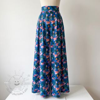 Viskóza STRETCH Flowers Dorothia digital print