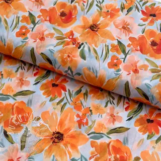 Bavlnená látka VOILE Sarah flowers digital print