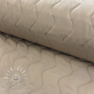 Prešívaná látka ZIG ZAG beige