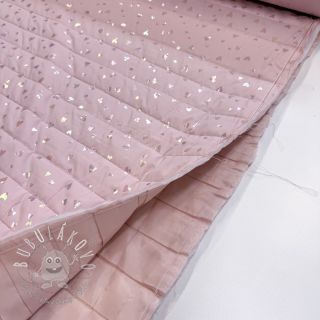 Prešívaná látka FOIL Hearts