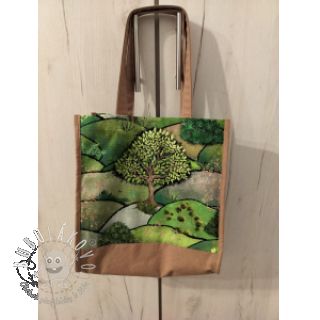 Dekoračná látka Forest hill spring digital print