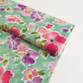 Viskóza ECOVERO Flowers design B digital print
