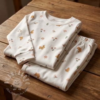 Úplet Bunnies white ORGANIC