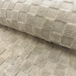 Fleece JACQUARD Check ecru