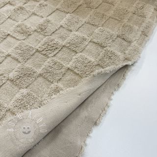 Fleece JACQUARD Check ecru