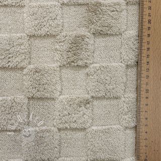 Fleece JACQUARD Check ecru