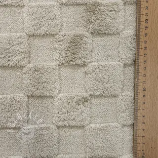 Fleece JACQUARD Check ecru