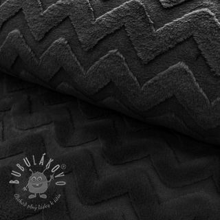 Fleece Abstract black