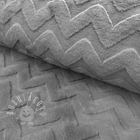 Fleece Abstract grey