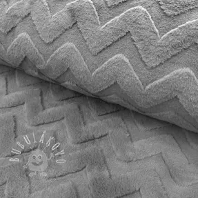 Fleece Abstract grey