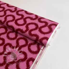 Viskóza STRETCH Abstract pink
