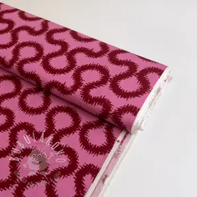 Viskóza STRETCH Abstract pink