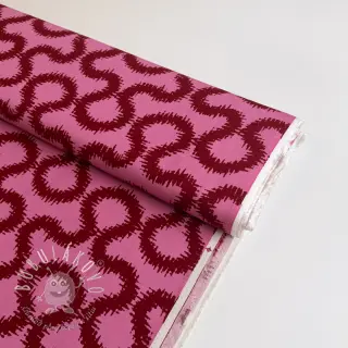 Viskóza STRETCH Abstract pink