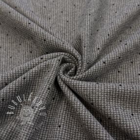 Látka na kostým PIED DE POULE BRUSHED Studs