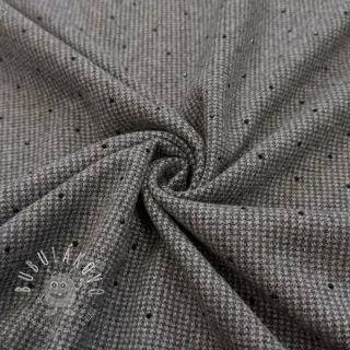 Látka na kostým PIED DE POULE BRUSHED Studs