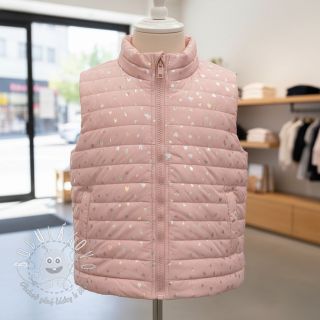 Prešívaná látka FOIL Hearts