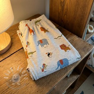 Úplet Safari melange light grey