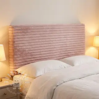 Umelá kožušina Stripes Luxe old rose