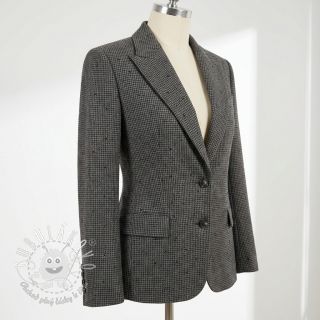 Látka na kostým PIED DE POULE BRUSHED Studs