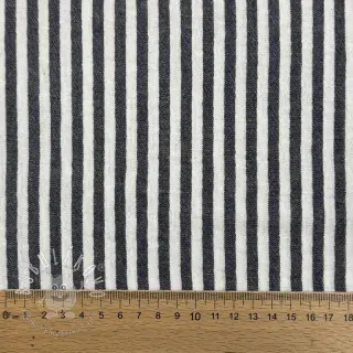 Dvojitá gázovina/mušelín YARN DYED Summer stripe navy