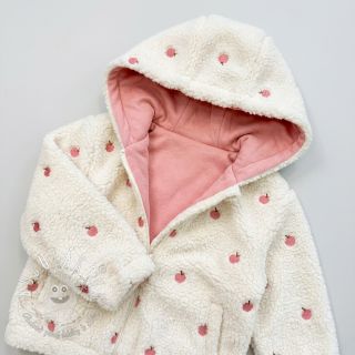 Kabátovina TEDDY JACQUARD EMBROIDERY Patches