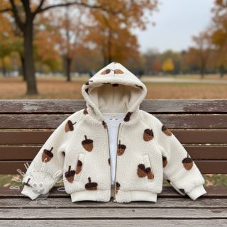 Kabátovina TEDDY JACQUARD Acorns