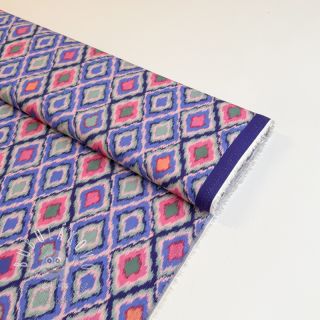 Viskóza RADIANCE Abstract purple digital print