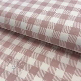 Bavlnená látka FLANNEL BIG Check light pink