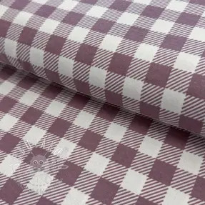 Bavlnená látka FLANNEL BIG Check mauve