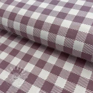 Bavlnená látka FLANNEL BIG Check mauve