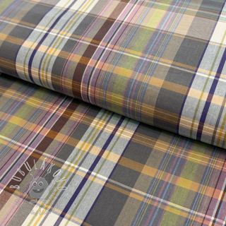 Bavlnená látka YARN DYED Check Nina multi