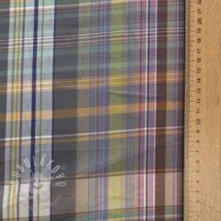 Bavlnená látka YARN DYED Check Nina multi