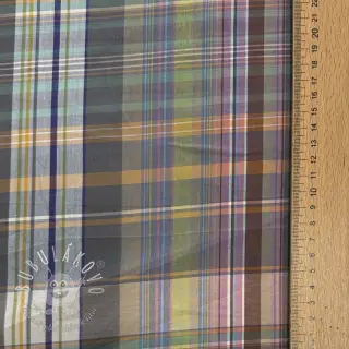 Bavlnená látka YARN DYED Check Nina multi